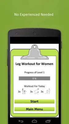 Leg Workout android App screenshot 1